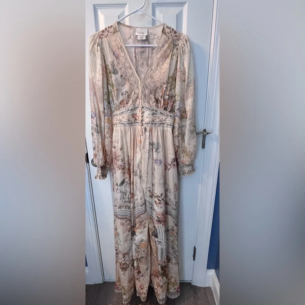 Camilla Adorned in Antiquity Button-Front Maxi Dress - XS - Picture 6 of 14